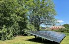 Zonnepanelen rieten dak
